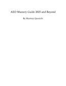 AEO Mastery Guide 2025 and Beyond