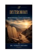 Deuteronomy: Remembering God’s Covenant