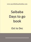 Saibaba Days to go Book