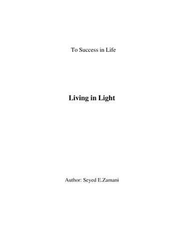 Living in Light