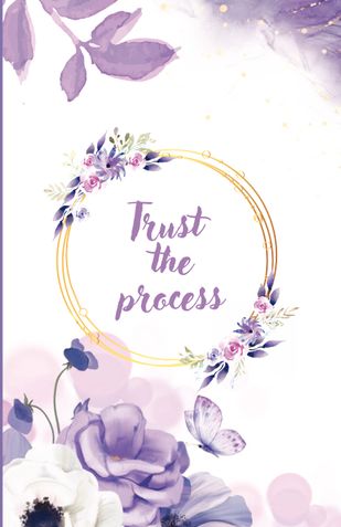 AR Gallery- 'Trust the process' 100 pages journal notebook