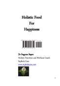 Holistic Food For Happiness