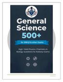 General Science 500+ MCQs for RRB JE & other Railway Exams