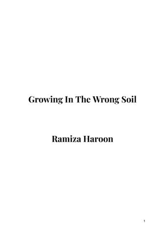 Growing in the Wrong Soil