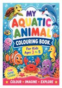 Aquatic Animals Coloring Book for Kids Ages 3–5