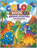 Dinosaur Adventures Coloring Book -1