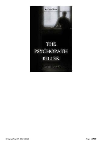 The Psychopath Killer