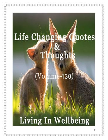 Life Changing Quotes & Thoughts (Volume 130)
