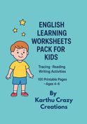 ENGLISH LEARNING WORKSHEETS PACK FOR KIDS