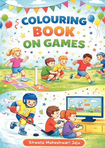 Games colouring book for kids