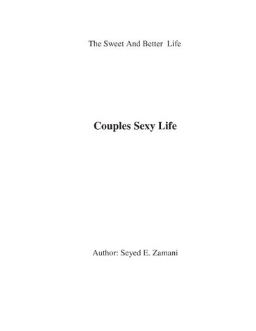 Couples Sexy Life