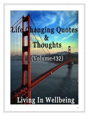 Life Changing Quotes & Thoughts (Volume 132)