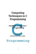 Computing Techniques in C Programming