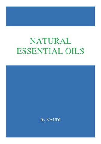 NATURAL ESSENTIAL OILS