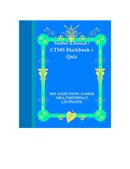 Siebel Clinical / CTMS Blackbook + Quiz