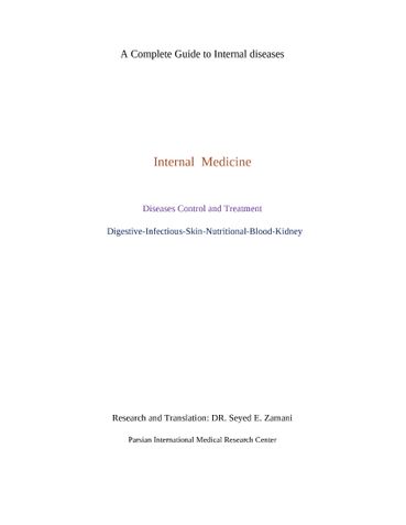 Internal  Medicine