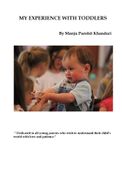 MY EXPERIENCE WITH TODDLERS