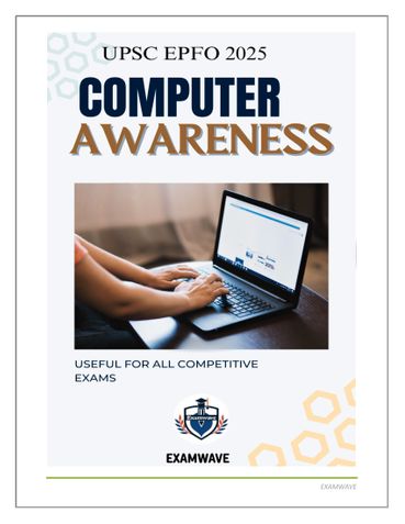 Computer Awareness UPSC EPFO 2025