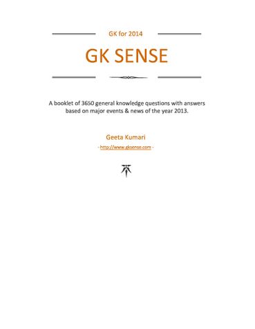 GK Sense 2014