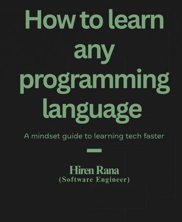 How to learn any programming language