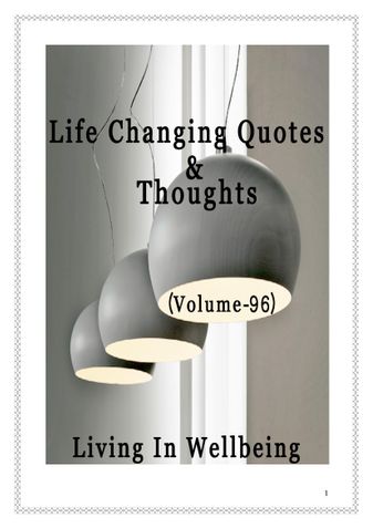 Life Changing Quotes & Thoughts (Volume 96)