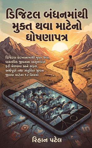 Digital Bandhanmathi Mukt Thava Mateno Ghoshnapatra (ડિજિટલ બંધનમાંથી મુક્ત થવા માટેનો ઘોષણાપત્ર)