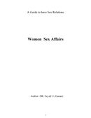 Women  Sex Affairs