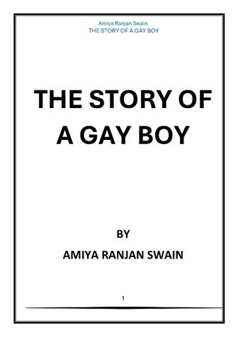 The Story of A Gay Boy