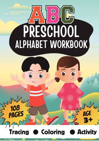 ABC Preschool Alphabet Workbook Tracing ABC Age 3+