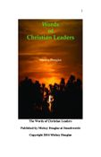Words of Christian Leaders