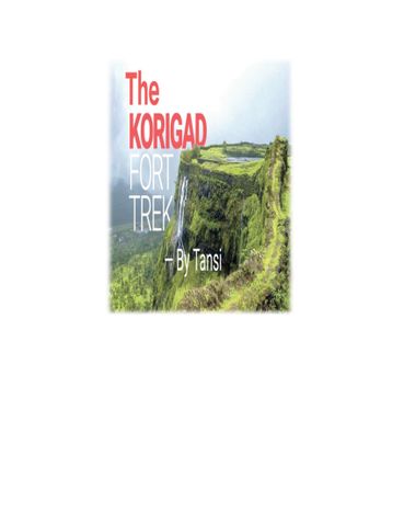 The Korigad Trek