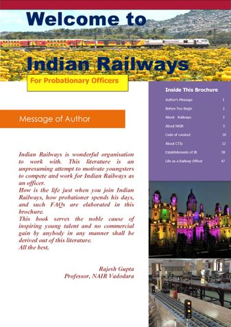 For Indian Railways' Probationary Officers