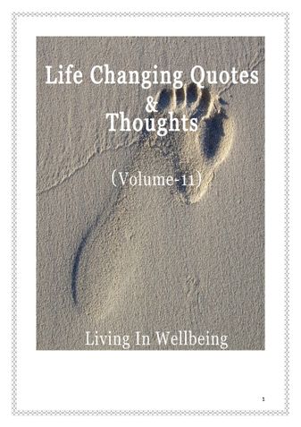 Life Changing Quotes & Thoughts (Volume 11)