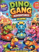 Monster Trucks & Dinosaurs Coloring Book