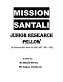 MISSION SANTALI JRF ( TOPIC - INDIAN LITERATURE)