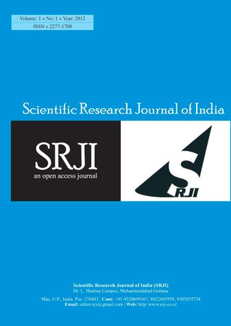 Scientific Researh Journal of India Vol 1 Issue 1