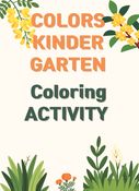 Colors Kindergarten Coloring Activity