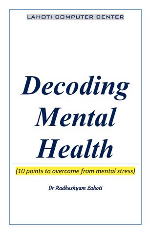 Decoding Mental Health
