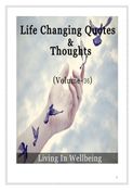 Life Changing Quotes & Thoughts (Volume 36)
