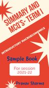 Macroeconomics- MCQ's for session 2021-22( Sample)