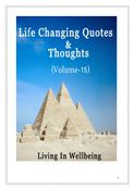 Life Changing Quotes & Thoughts (Volume 15)