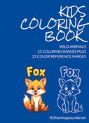 KIDS COLORING BOOK - WILD ANIMALS