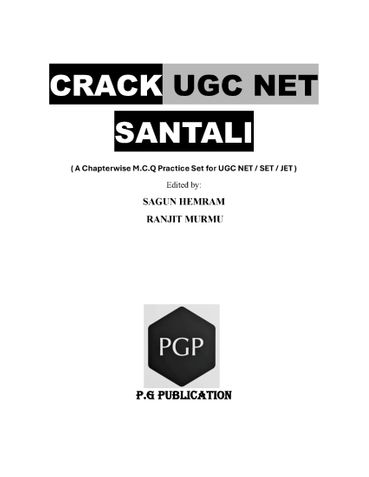 Crack UGC NET SANTALI