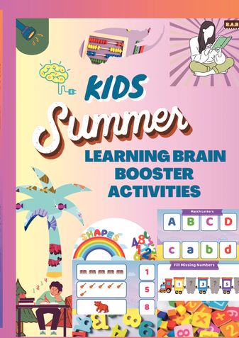 KIDS SUMMER - LEARNING BRAIN BOOSTER  ACTIVITIES