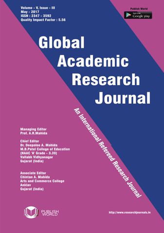 Global Academic Research Journal : May - 2017