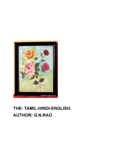THE- TAMIL-HINDI=ENGLISH