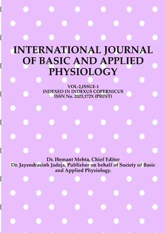 International Journal Of Basic and Applied Physiology, Vol.2,Issue.1