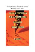 Penning Perfection: The Ultimate Guide to Becoming a Great Writer