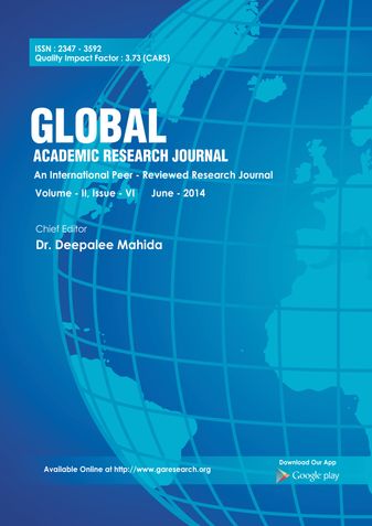 Global Academic Research Journal : June - 2014