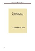 Theorems on Number Theory